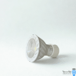 نمای بالا از لامپ pgt با توان 7 وات، که طراحی و قابلیت‌های روشنایی پیشرفته آن را برجسته می‌کند.