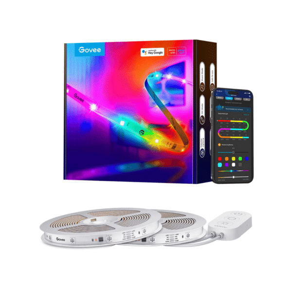بسته بندی نوار LED هوشمند Govee RGBIC مدل H619A