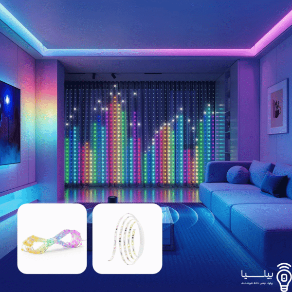 ترکیب محصول و رییسه Govee Curtain Lights