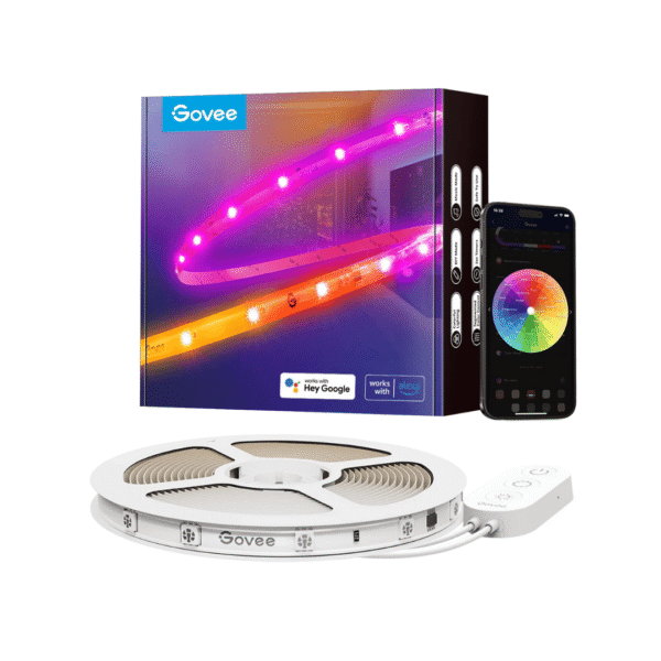 بسته بندی نوار LED هوشمند Govee RGBIC مدل H619A