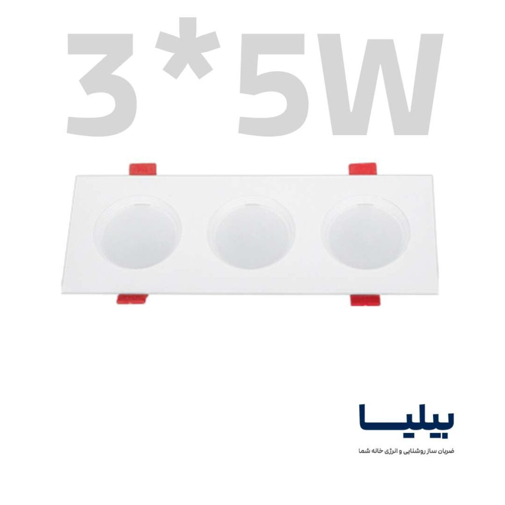 پنل سقفی توکار دایره ای (3 در 5) وات مدل سولاریس برند پارس شعاع توس