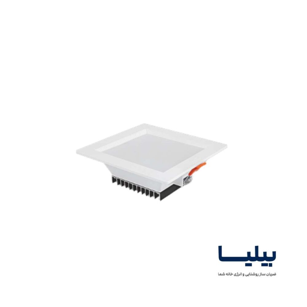 پنل سقفی توکار مربعی 12 وات مدل سولاریس برند پارس شعاع توس