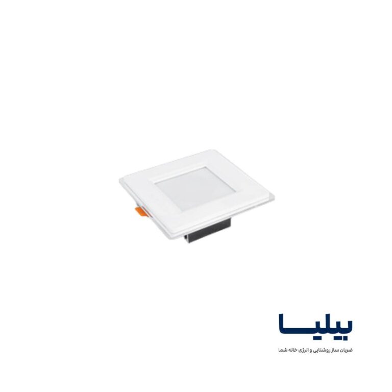 پنل سقفی توکار مربعی 9 وات گلاریس پارس شعاع توس