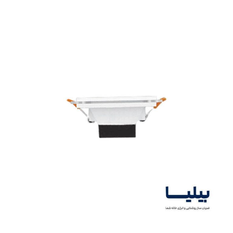 پنل سقفی توکار مربعی 9 وات گلاریس پارس شعاع توس