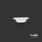 پنل سقفی توکار مربعی 9 وات گلاریس پارس شعاع توس