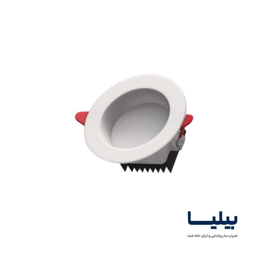 چراغ سقفی دایره ای 9 وات مدل دیپاریس برند پارس شعاع توس