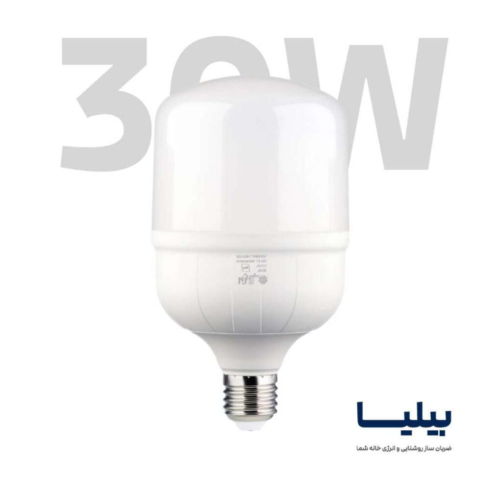 لامپ LED استوانه ای 30 وات برند افراتاب