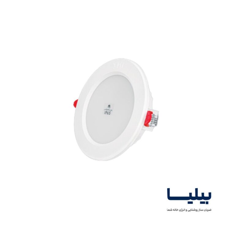 چراغ سنسوردار دایره ای 7 وات مدل سیوان برند پارس شعاع توس