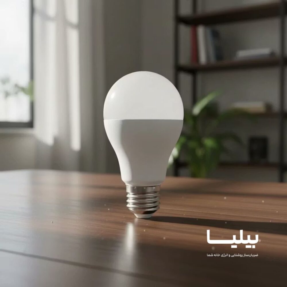 لامپ ال ای دی حبابی 15 وات برند پارس شعاع توس