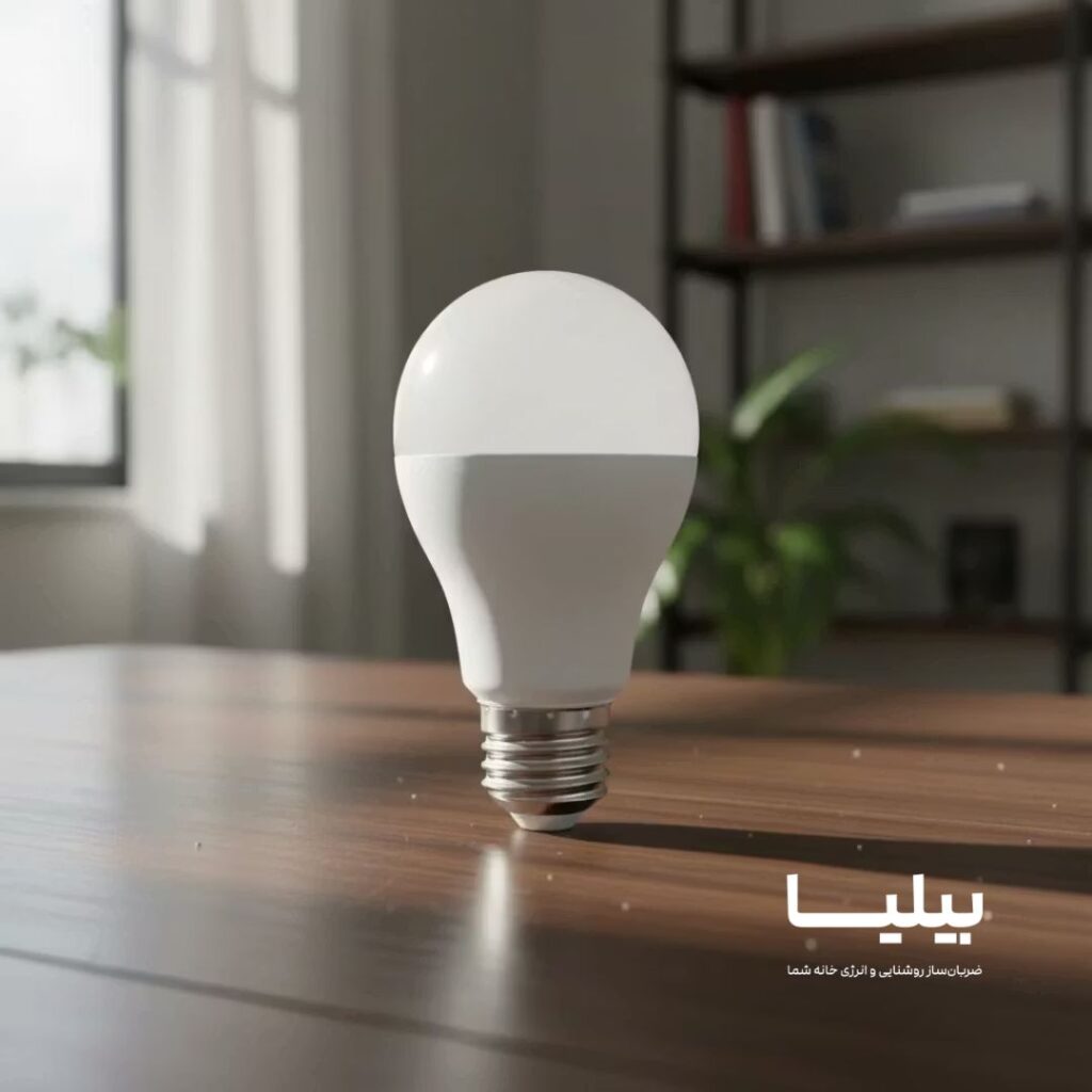 لامپ ال ای دی حبابی 15 وات برند پارس شعاع توس