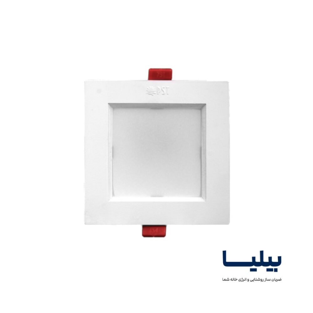 پنل سقفی توکار مربعی 9 وات مدل سولاریس برند پارس شعاع توس