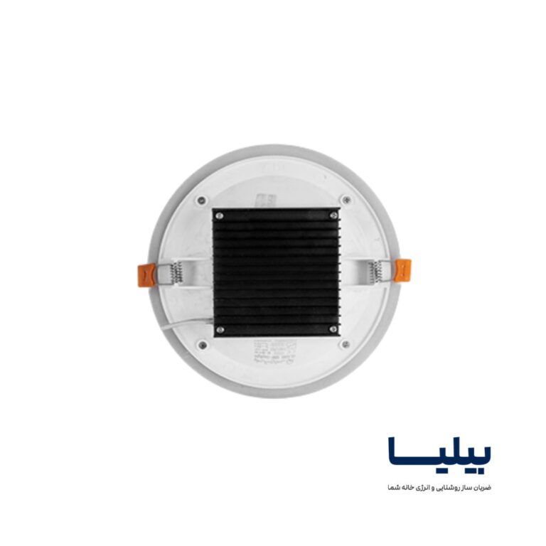 هالوژن سقفی توکار دایره ای 18 وات مدل گلاریس برند پارس شعاع توس