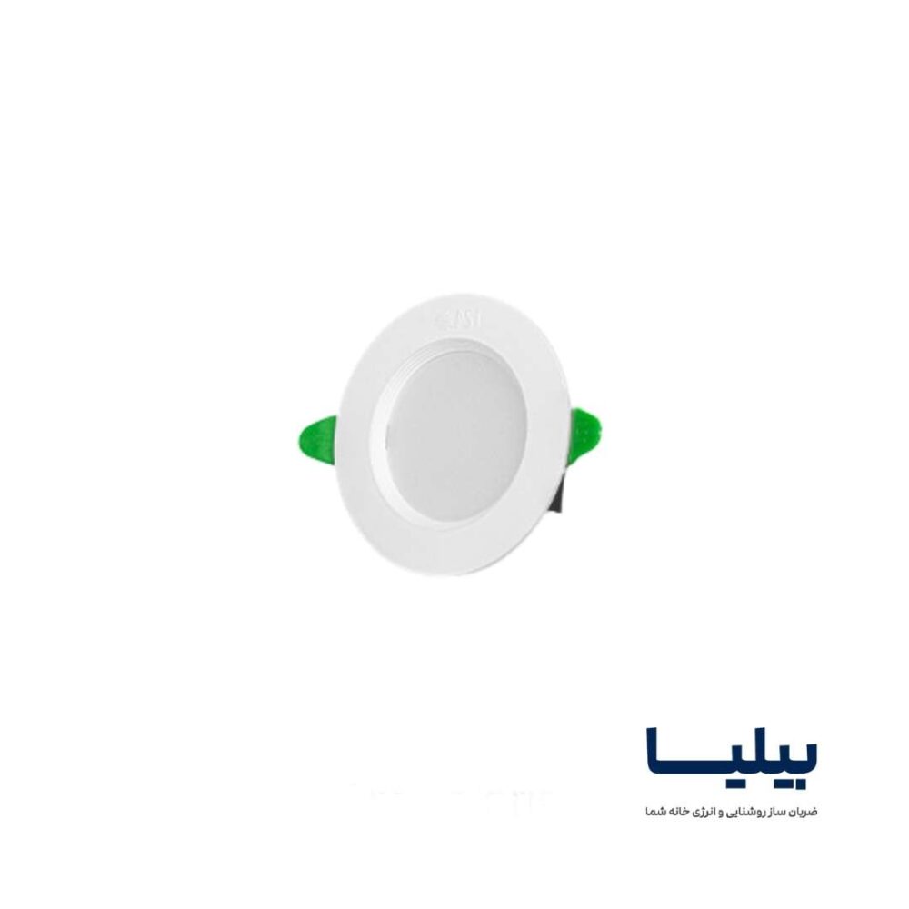 پنل سقفی توکار دایره ای 7 وات پرو سولاریس پارس شعاع توس