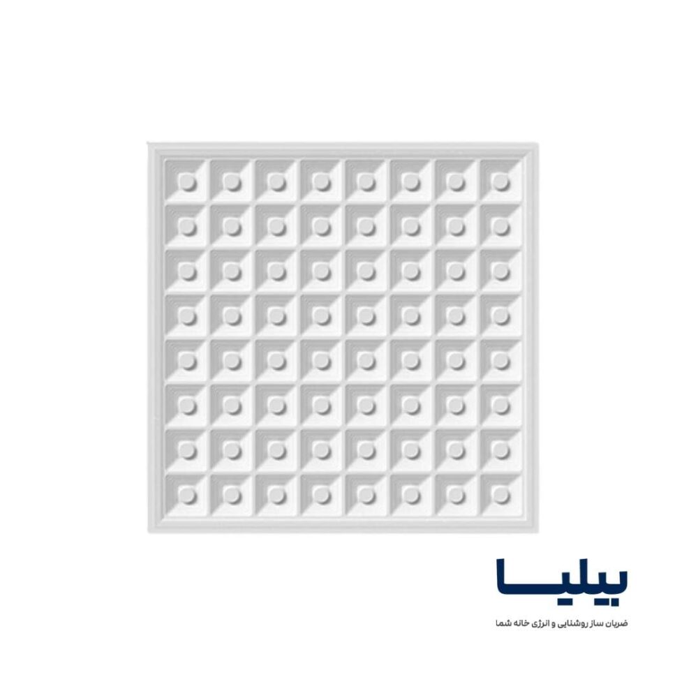 پنل سقفی توکار مربعی (60 در 60) 80 وات مدل ماتریس برند پارس شعاع توس