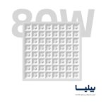 پنل سقفی توکار مربعی (60 در 60) 80 وات مدل ماتریس برند پارس شعاع توس