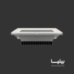 پنل سقفی توکار 30 وات مربعی 220×220 گلاریس پارس شعاع توس