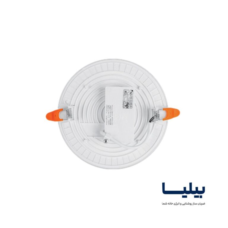 پشت پنل سقفی توکار دایره ای 20 وات مدل فولایت برند پارس شعاع توس