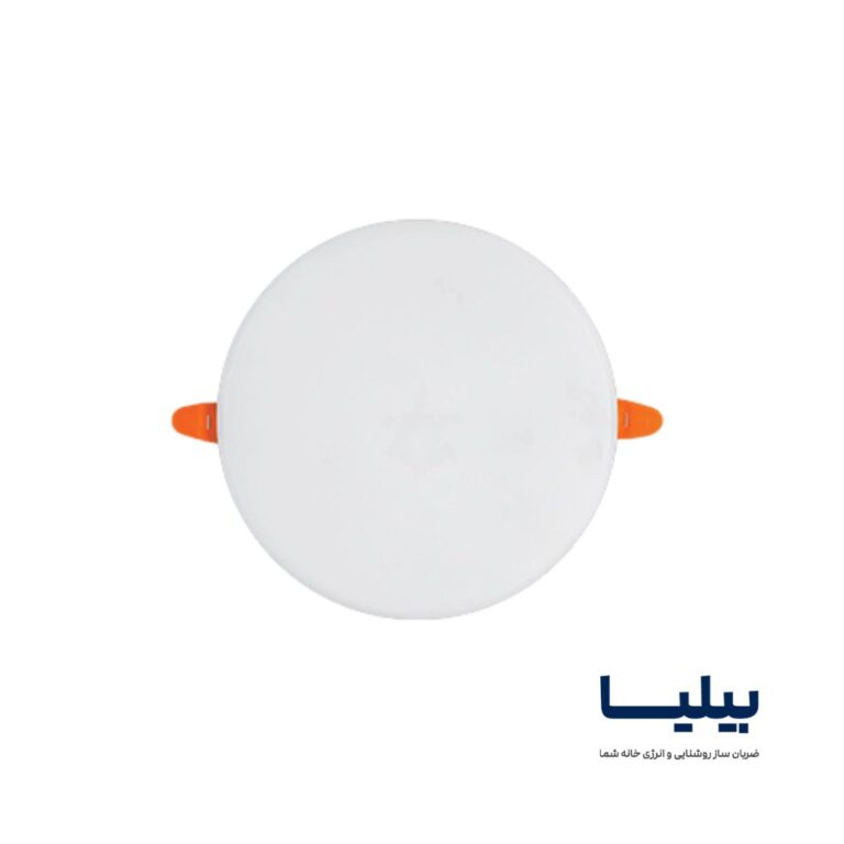 رو به رو پنل سقفی توکار دایره ای 20 وات مدل فولایت برند پارس شعاع توس
