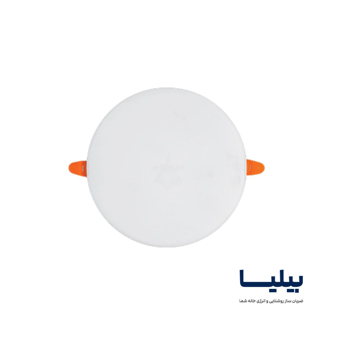 پنل سقفی توکار دایره ای 20 وات مدل فولایت برند پارس شعاع توس (8) رو به رو پنل سقفی توکار دایره ای 20 وات مدل فولایت برند پارس شعاع توس