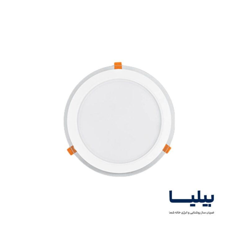 پنل سقفی توکار دایره ای 30 وات گلاریس پارس شعاع توس