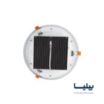 پنل سقفی توکار دایره ای 42 وات گلاریس پارس شعاع توس