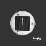پنل سقفی توکار دایره ای 42 وات گلاریس پارس شعاع توس