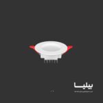 پنل سقفی توکار دایره ای 5 وات سولاریس پارس شعاع توس