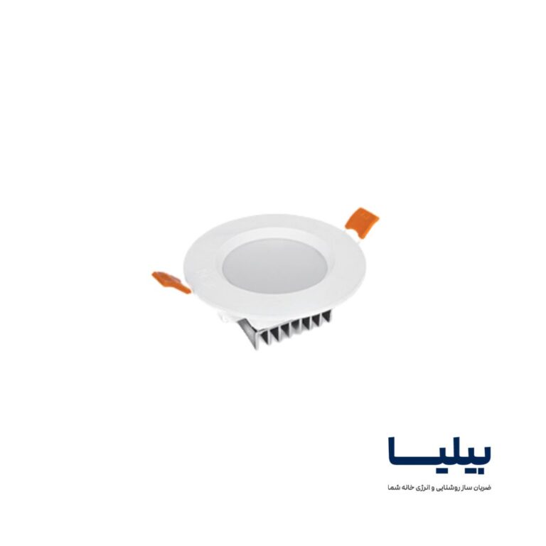 پنل سقفی توکار دایره ای 7 وات سولاریس پارس شعاع توس