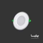 پنل سقفی توکار دایره ای 7 وات پرو گلاریس پارس شعاع توس