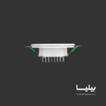 پنل سقفی توکار دایره ای 7 وات پرو گلاریس پارس شعاع توس