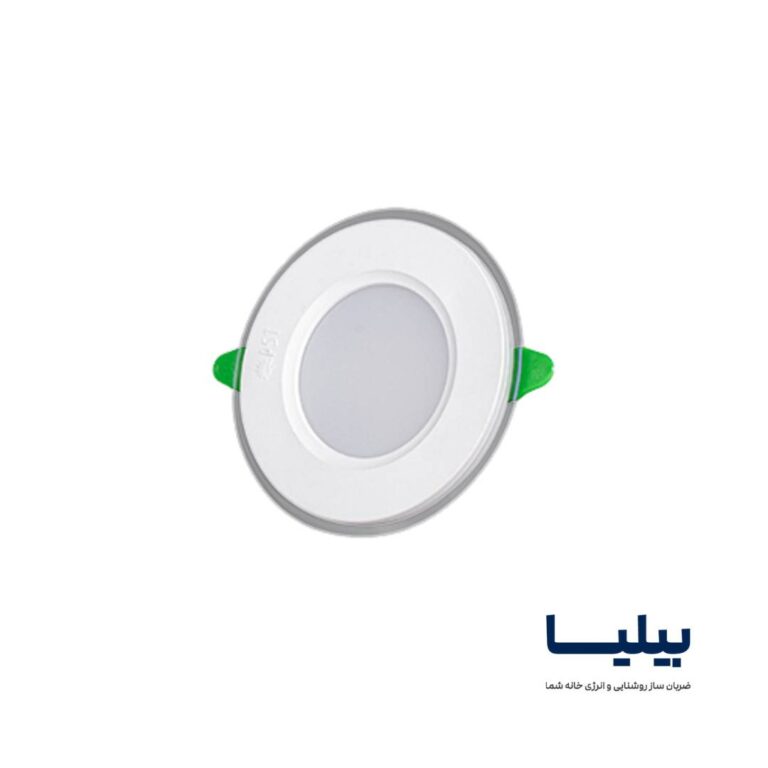 پنل سقفی توکار دایره ای 9 وات پرو گلاریس پارس شعاع توس