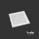 پنل سقفی توکار مربعی (220×220) 42 وات گلاریس پارس شعاع توس