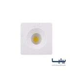 چراغ 3 وات چشمی مربعی COB برند پارس شعاع توس
