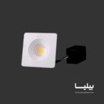 چراغ 3 وات چشمی مربعی COB برند پارس شعاع توس