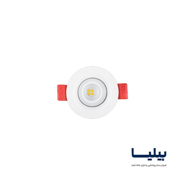 چراغ اسپات لایت چشمی متحرک دایره ای 3 وات COB برند پارس شعاع توس